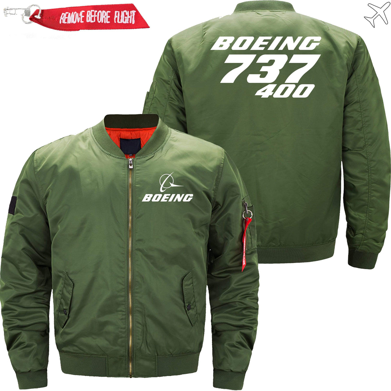 Boeing 737-400 Ma-1 Bomber Jacket Flight Jacket Aviator Jacket THE AV8R