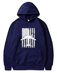 Thumbnail for B737 AIRLINER DISTRESSED AMERICAN FLAG PILOT PULLOVER THE AV8R