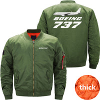 Thumbnail for Boeing 737 Ma-1 Bomber Jacket Flight Jacket Aviator Jack THE AV8R