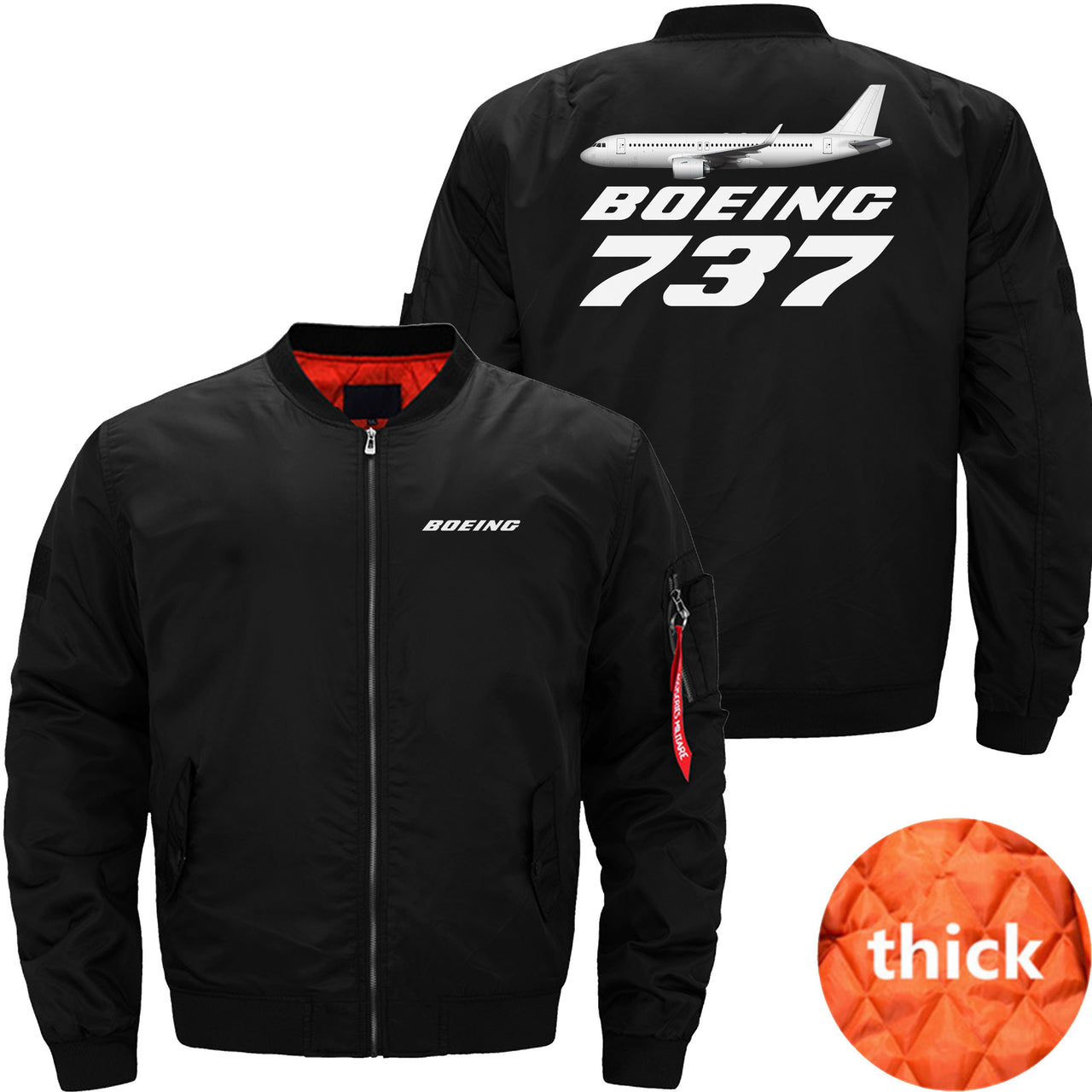 Boeing 737 Ma-1 Bomber Jacket Flight Jacket Aviator Jack THE AV8R