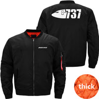 Thumbnail for Boeing 737 Ma-1 Bomber Jacket Flight Jacket Aviator Jacket THE AV8R