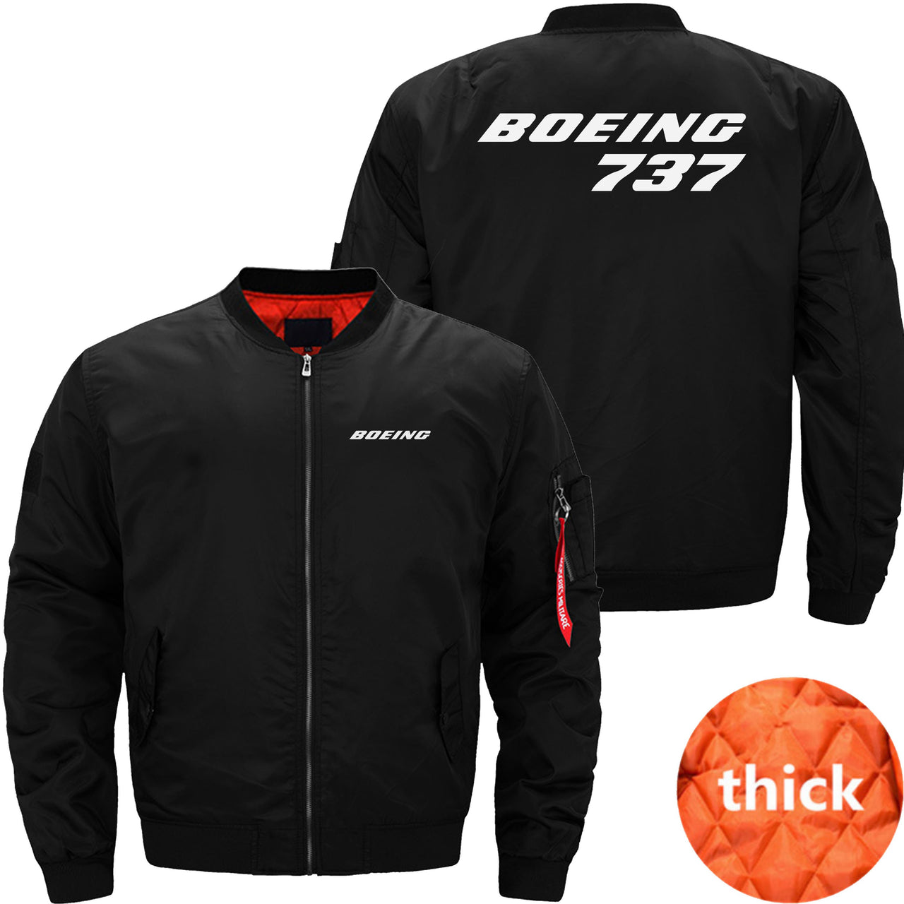 Boeing 737 Ma-1 Bomber Jacket Flight Jacket Aviator Jacket THE AV8R