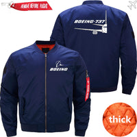 Thumbnail for Boeing 737 Ma-1 Bomber Jacket Flight Jacket Aviator Jacket THE AV8R