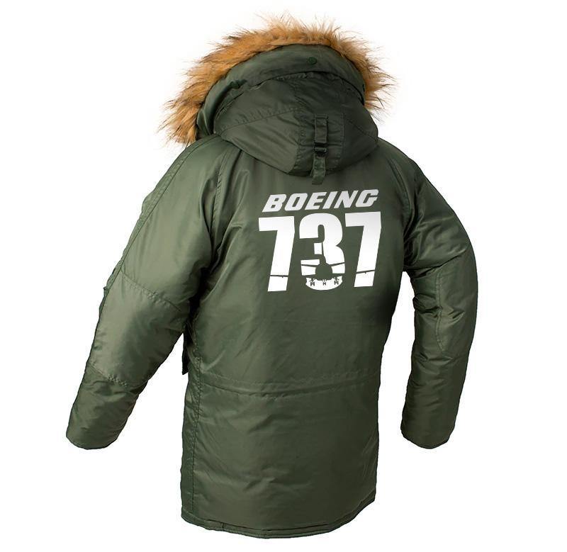 B737 DESIGNED WINTER N3B PUFFER COAT THE AV8R