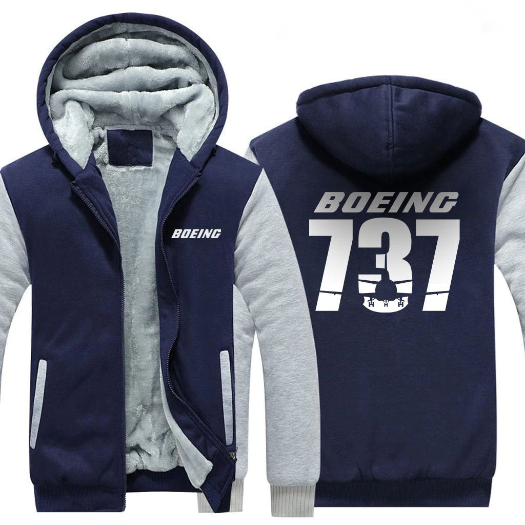 B737 DESIGNED ZIPPER SWEATER THE AV8R