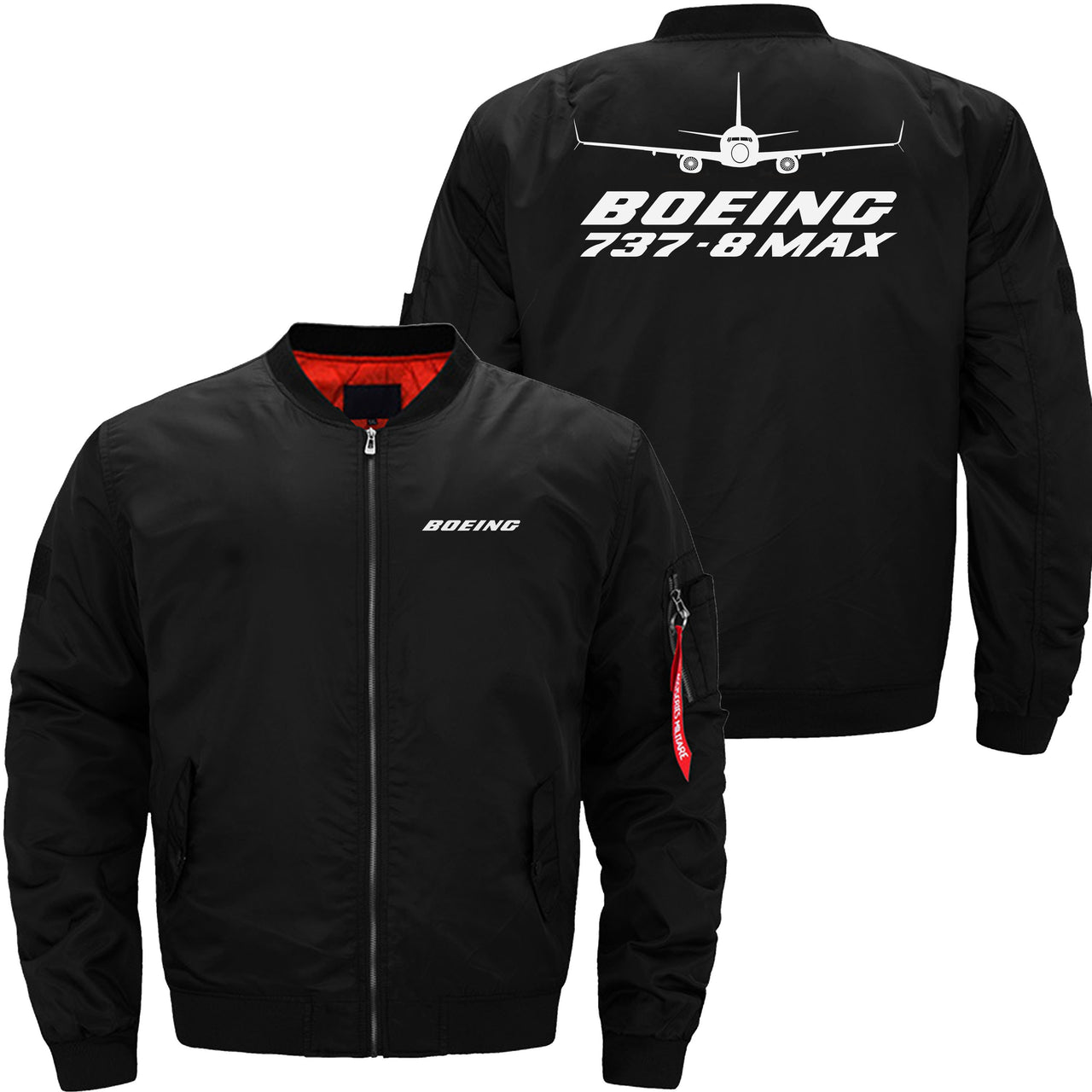 Boeing 737 MAX Ma-1 Bomber Jacket Flight Jacket Aviator Jacket52 THE AV8R