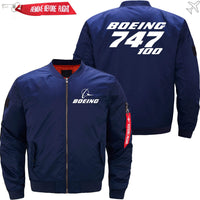 Thumbnail for Boeing 747-100 Ma-1 Bomber Jacket Flight Jacket Aviator Jacket THE AV8R