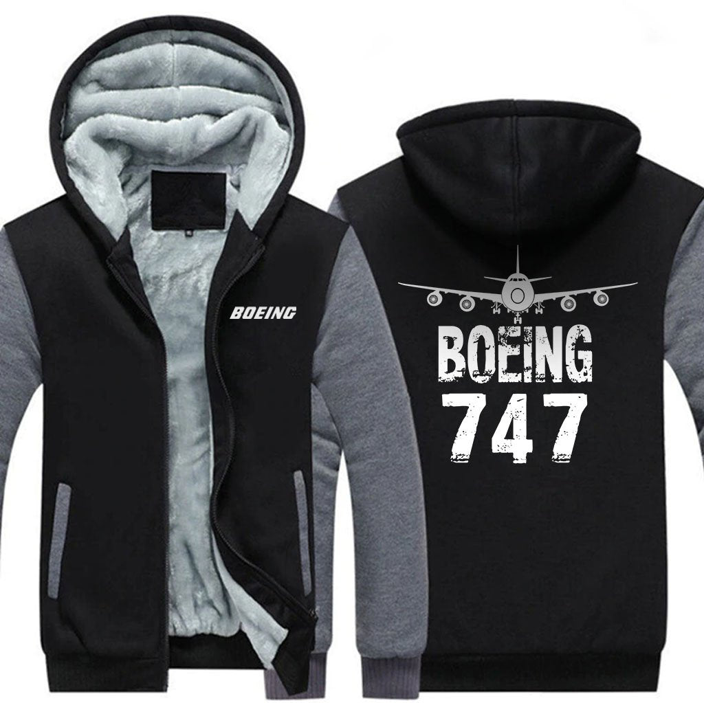 B747 DESIGNED ZIPPER SWEATER THE AV8R