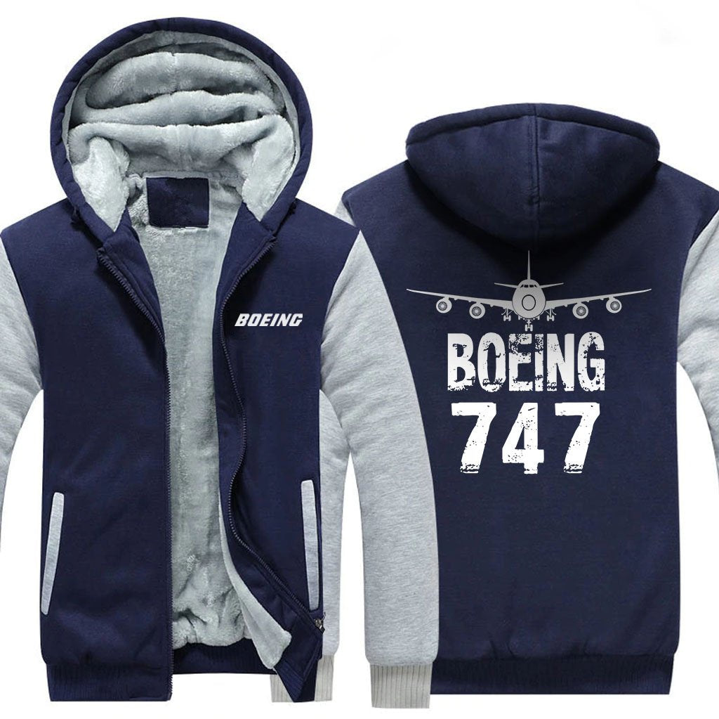 B747 DESIGNED ZIPPER SWEATER THE AV8R