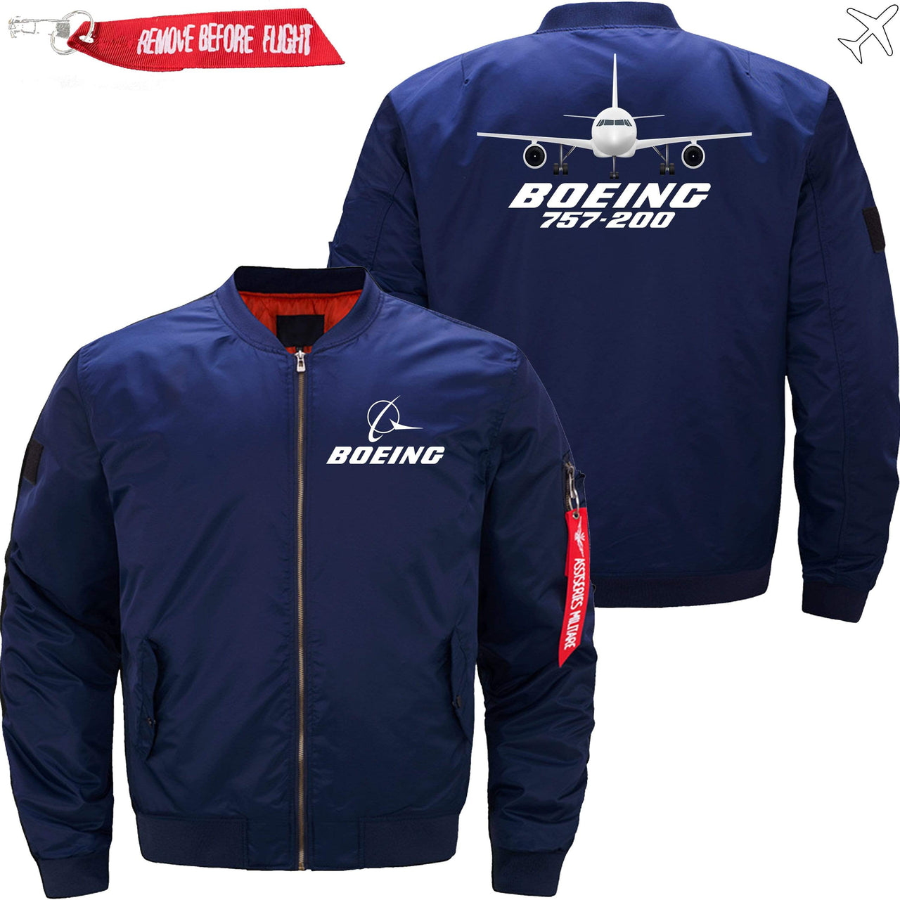 Boeing 757-200 Ma-1 Bomber Jacket Flight Jacket Aviator Jacket THE AV8R