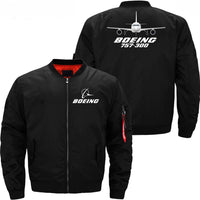 Thumbnail for Boeing 757-300 Ma-1 Bomber Jacket Flight Jacket Aviator Jacket THE AV8R