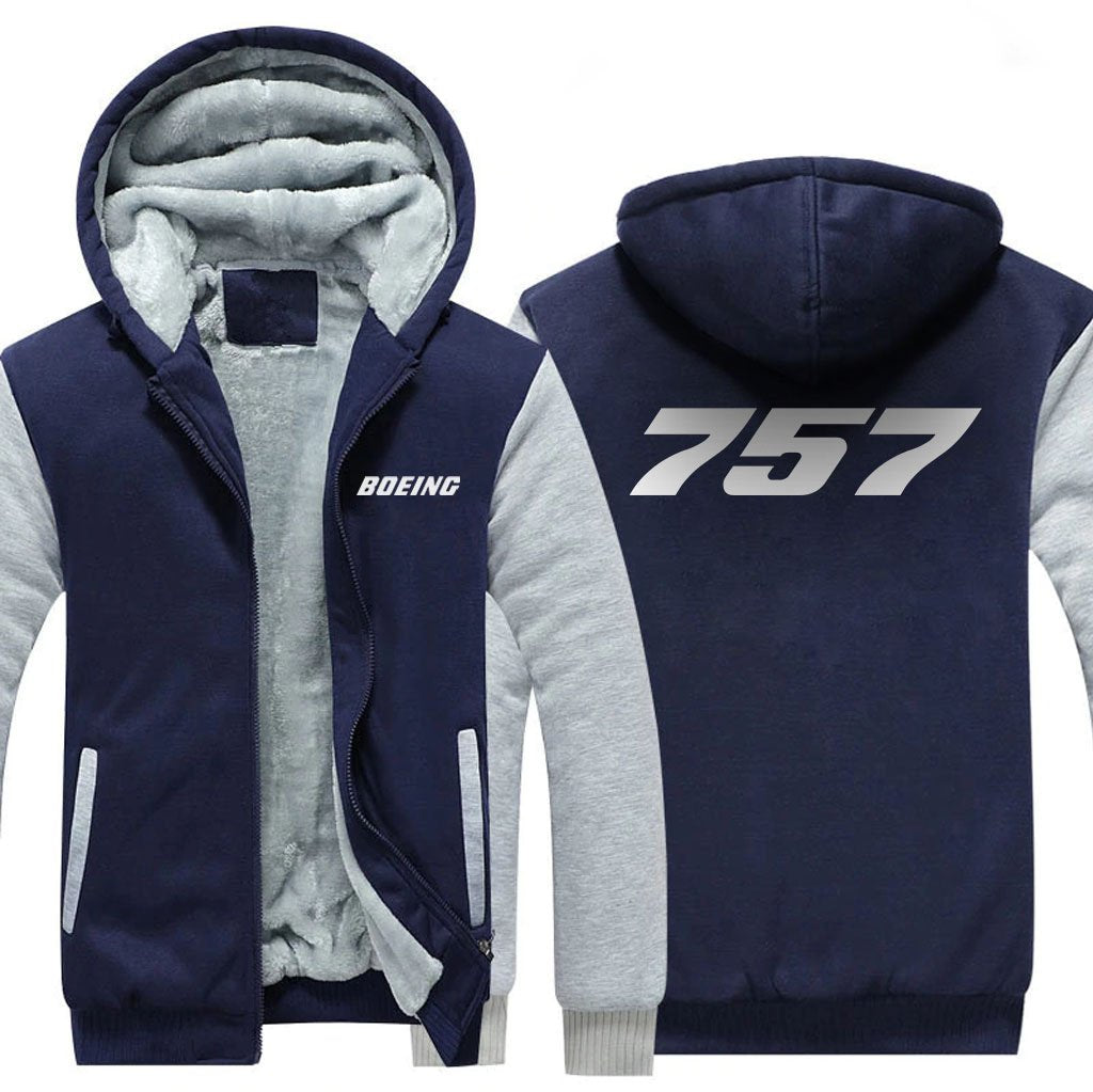 B757 DESIGNED ZIPPER SWEATER THE AV8R