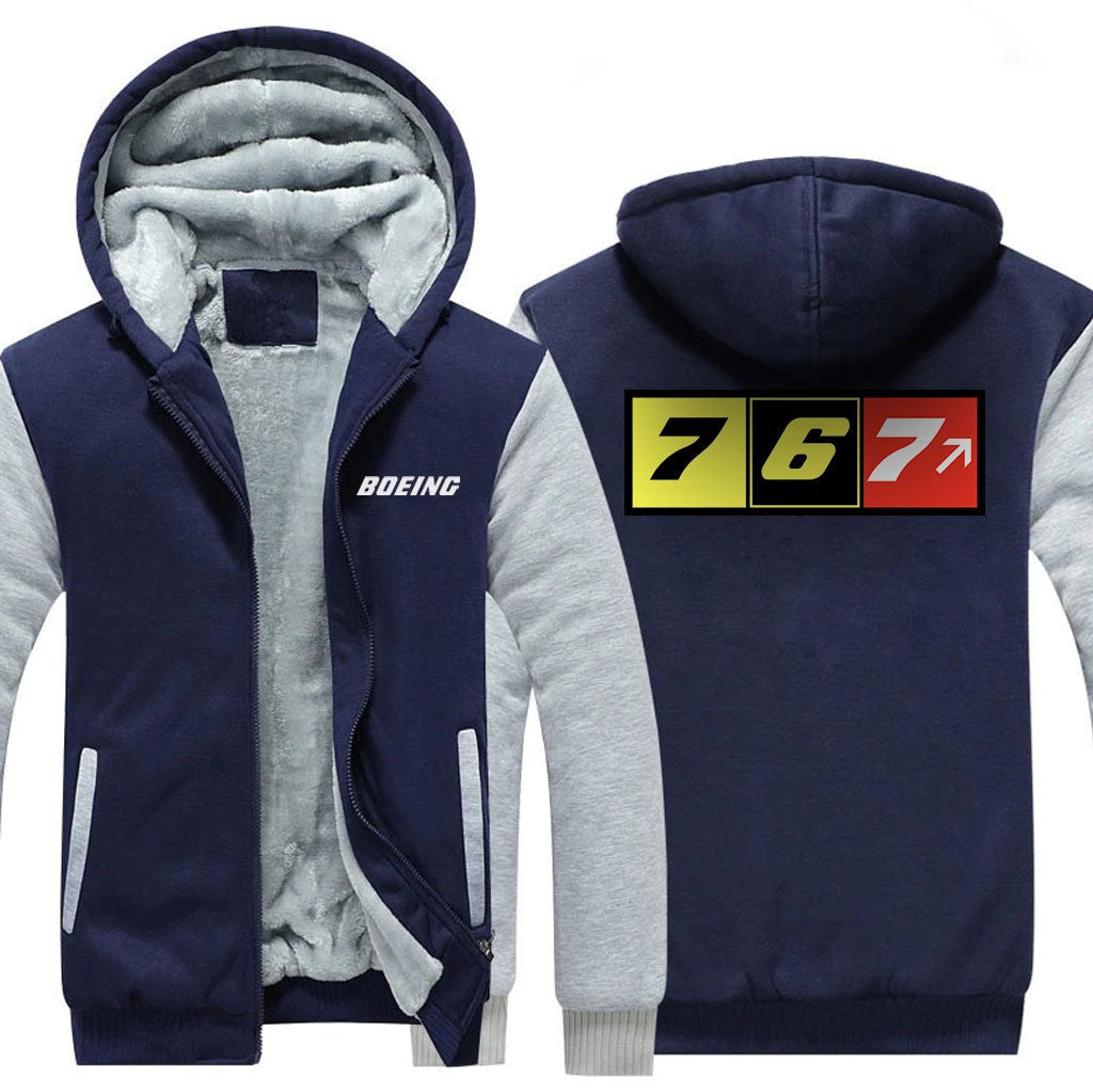 B767 DESIGNED ZIPPER SWEATER THE AV8R