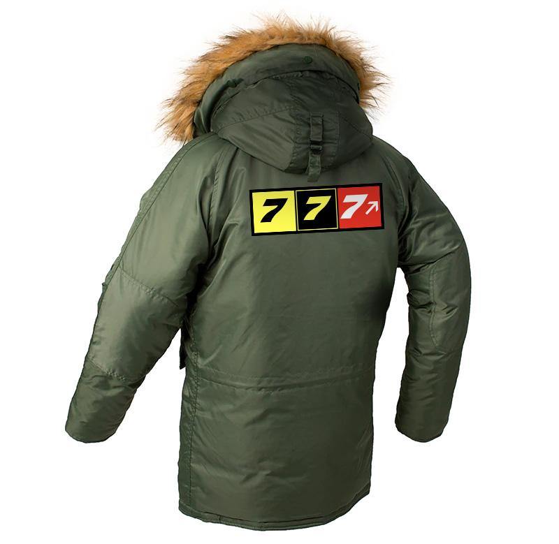 B777 DESIGNED WINTER N3B PUFFER COAT THE AV8R