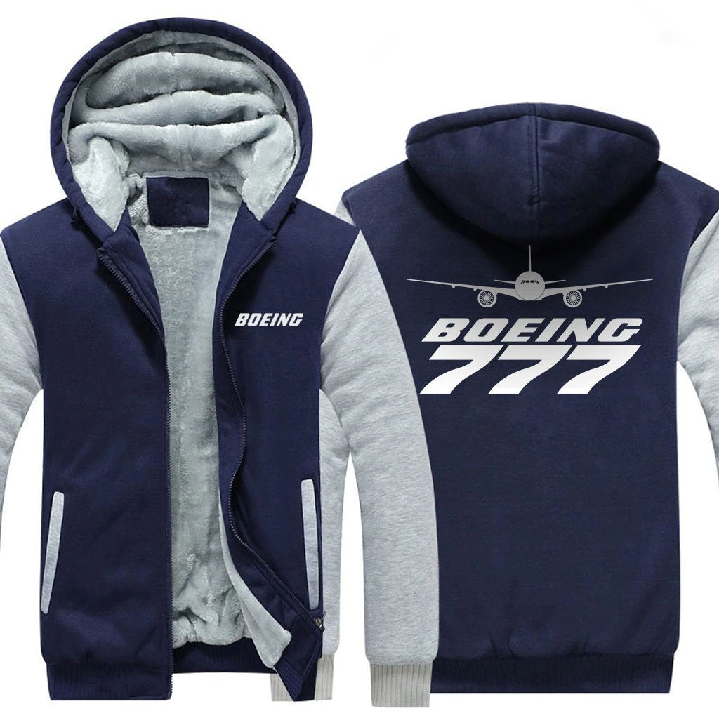 B777 DESIGNED ZIPPER SWEATER THE AV8R