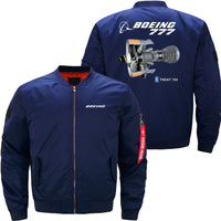 Thumbnail for Boeing 777 TRENT 700 Ma-1 Bomber Jacket Flight Jacket Aviator Jacket THE AV8R