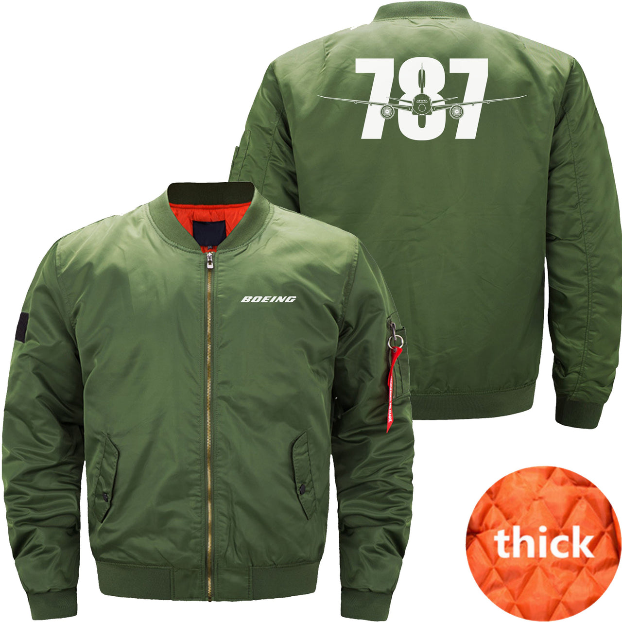 Boeing 787 Ma-1 Bomber Jacket Flight Jacket Aviator Jacket THE AV8R