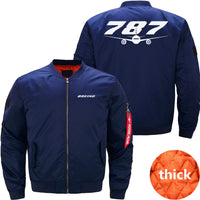 Thumbnail for Boeing 787 Ma-1 Bomber Jacket Flight Jacket Aviator Jacket THE AV8R