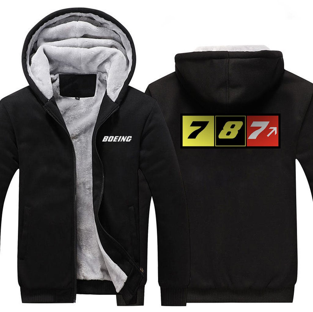 B787 DESIGNED ZIPPER SWEATERS THE AV8R