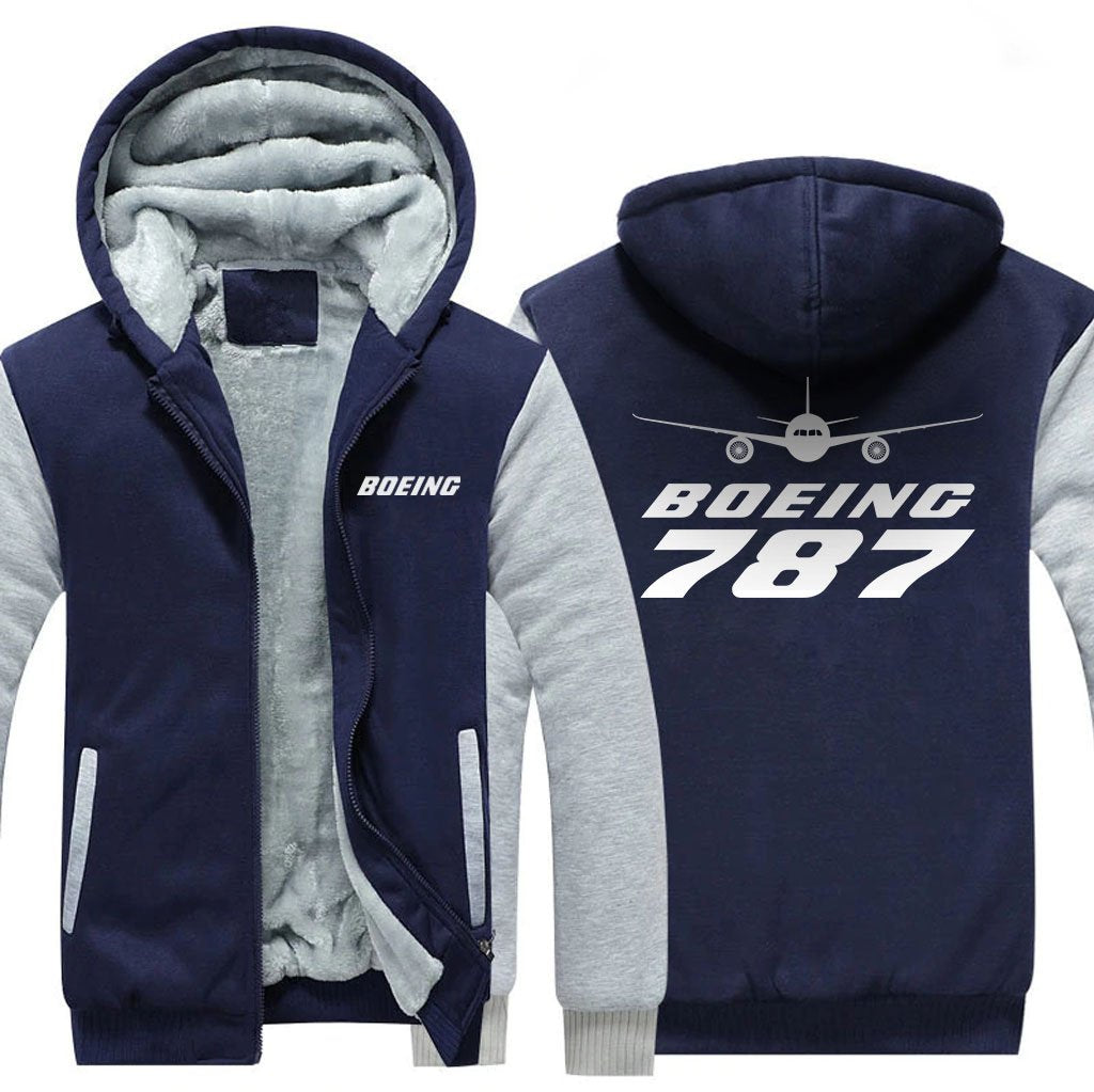 B787 DESIGNED ZIPPER SWEATERS THE AV8R