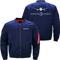 Thumbnail for Boeing 787 DREAMLINER Ma-1 Bomber Jacket Flight Jacket Aviator Jacket THE AV8R