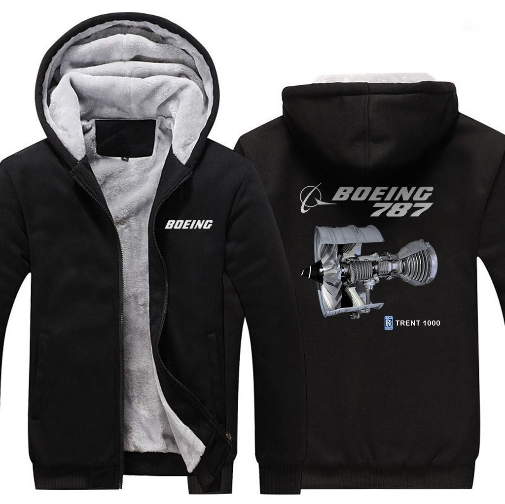 B787 TRENT 1000 DESIGNED ZIPPER SWEATERS THE AV8R