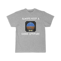 Thumbnail for Always Keep A Good Attitude Aviation Funny T-SHIRT THE AV8R