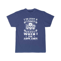 Thumbnail for Airplanes mechanic - i'm just a happier person  T-SHIRT THE AV8R