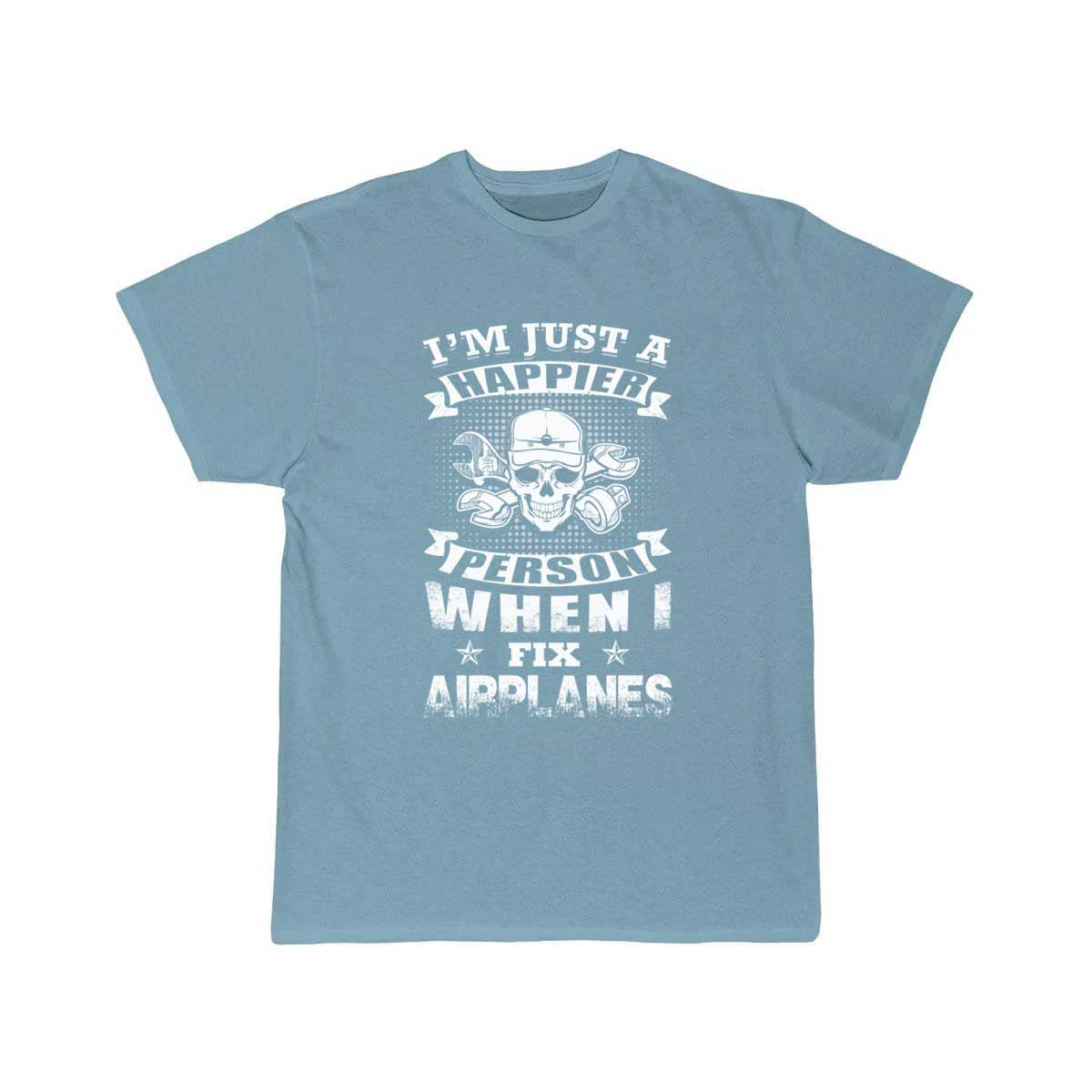 Airplanes mechanic - i'm just a happier person  T-SHIRT THE AV8R