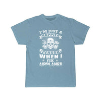 Thumbnail for Airplanes mechanic - i'm just a happier person  T-SHIRT THE AV8R