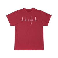 Thumbnail for Airplane Pilo Pilot Heartbeat Flying T-SHIRT THE AV8R