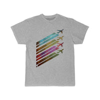 Thumbnail for Airplanes contrails retro vintage T-SHIRT THE AV8R