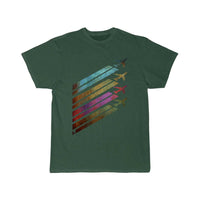 Thumbnail for Airplanes contrails retro vintage T-SHIRT THE AV8R