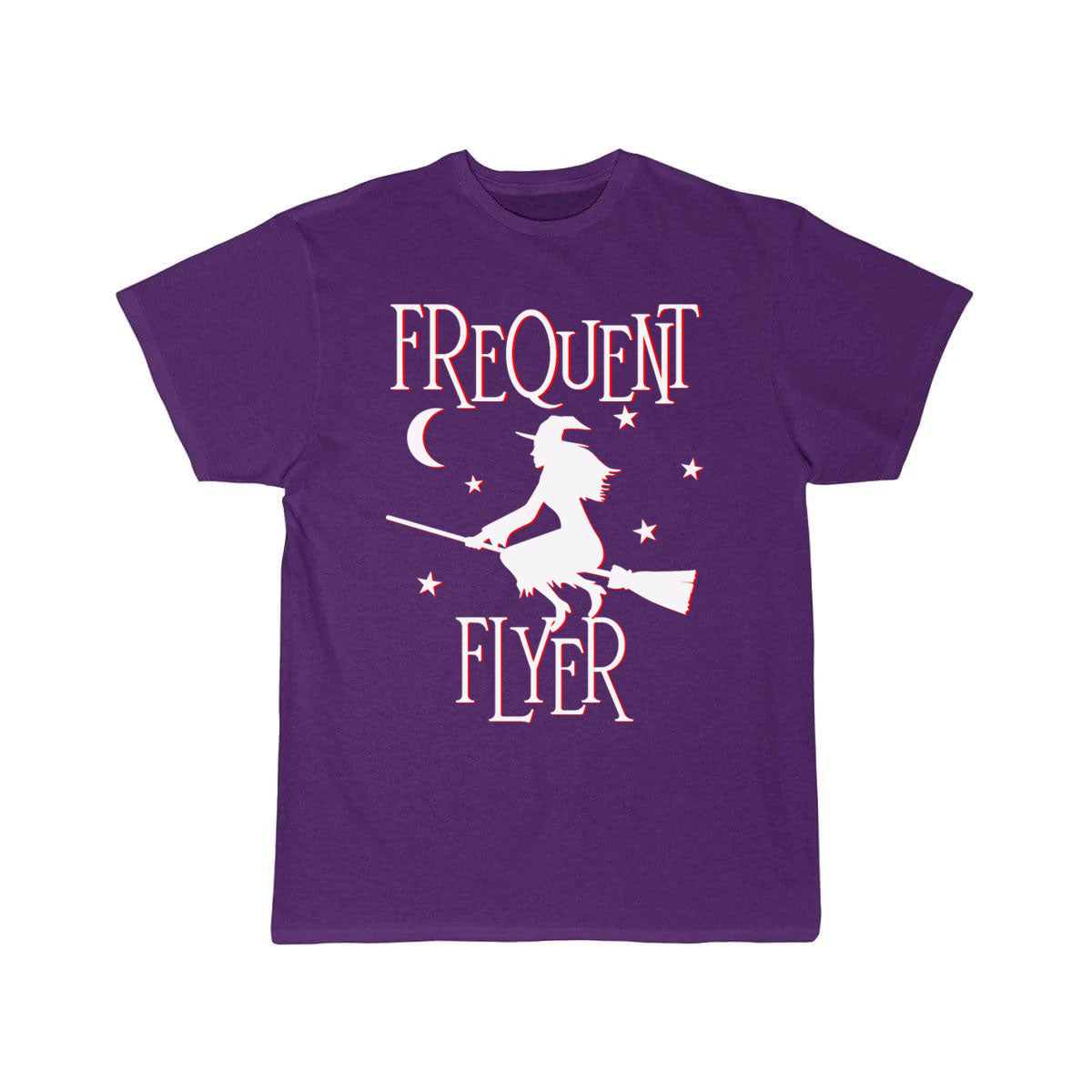 Frequent Flyer witch halloween pun fun gift humor T-SHIRT THE AV8R