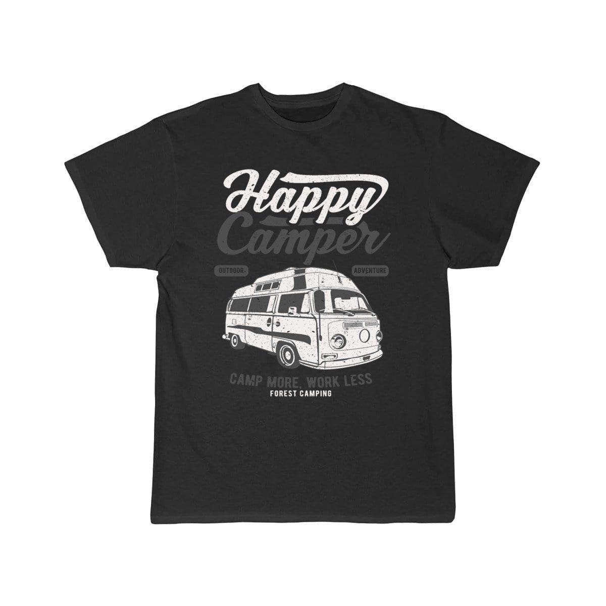 Happy Camper Camp More Work Less Forest T-SHIRT THE AV8R