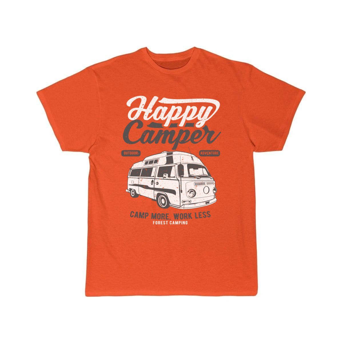 Happy Camper Camp More Work Less Forest T-SHIRT THE AV8R