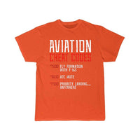 Thumbnail for Aviation Cheat Codes Funny Airplane Humor Pilot T-SHIRT THE AV8R