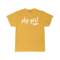 Thumbnail for sky girl Flight Attendant Cabin Crew Job T-SHIRT THE AV8R