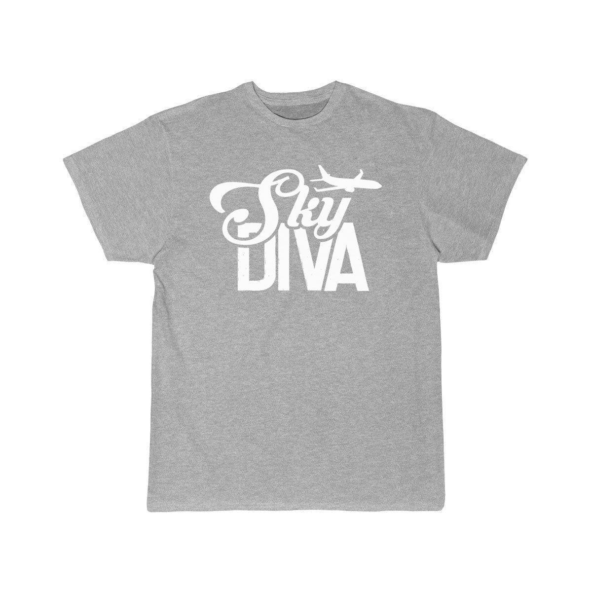 Sky Diva Flight Attendant Job Cabin Crew Aviation T-SHIRT THE AV8R