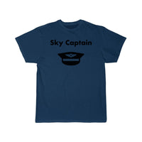 Thumbnail for Sky Captain Airline Pilot Hat Light-Monotone T-SHIRT THE AV8R