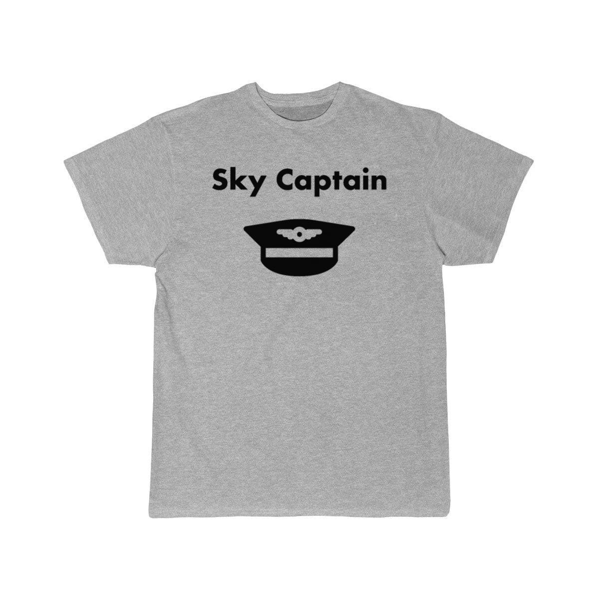 Sky Captain Airline Pilot Hat Light-Monotone T-SHIRT THE AV8R