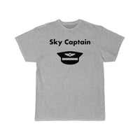 Thumbnail for Sky Captain Airline Pilot Hat Light-Monotone T-SHIRT THE AV8R