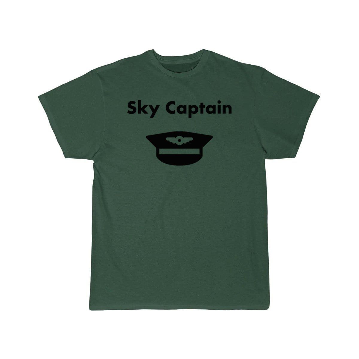 Sky Captain Airline Pilot Hat Light-Monotone T-SHIRT THE AV8R