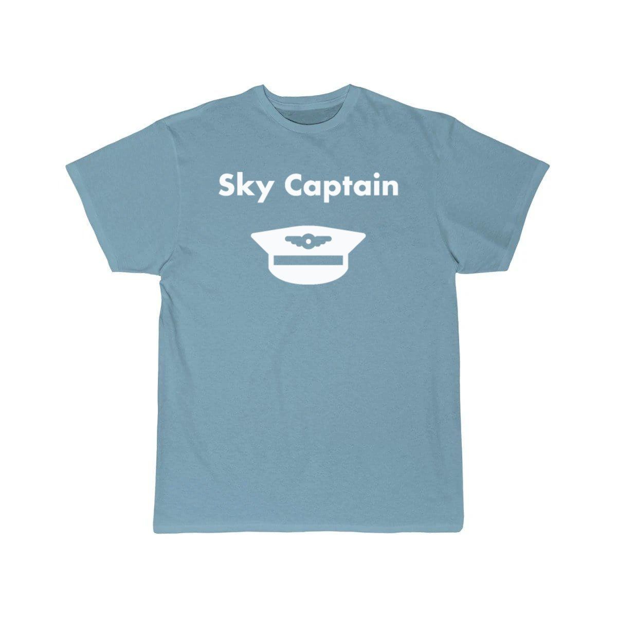 Sky Captain Airline Pilot Hat Light-Monotone T-SHIRT THE AV8R