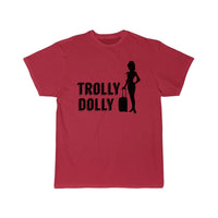 Thumbnail for Trolly Dolly Flight Attendant Cabin Crew Job T-SHIRT THE AV8R