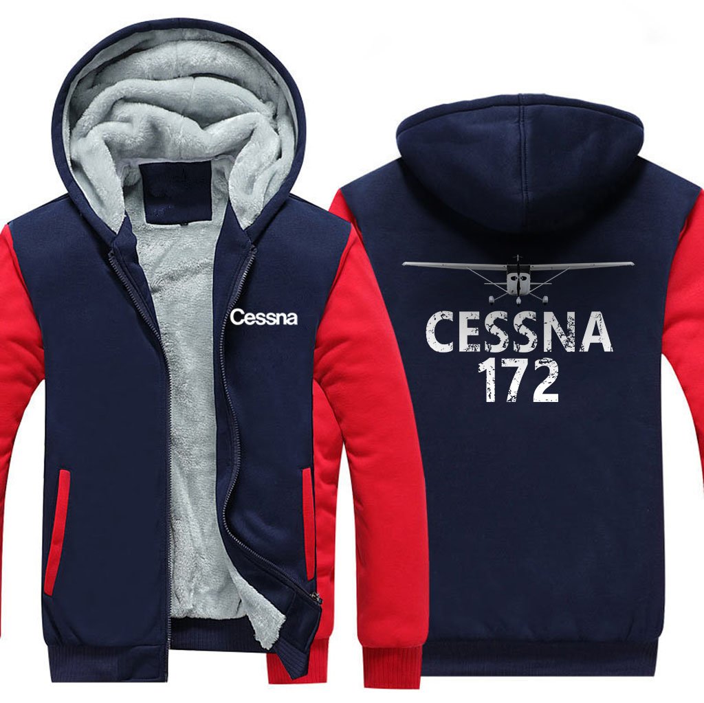 CESSNA 172 DESIGNED ZIPPER SWEATER THE AV8R