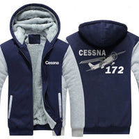 Thumbnail for CESSNA 172 DESIGNED ZIPPER SWEATER THE AV8R