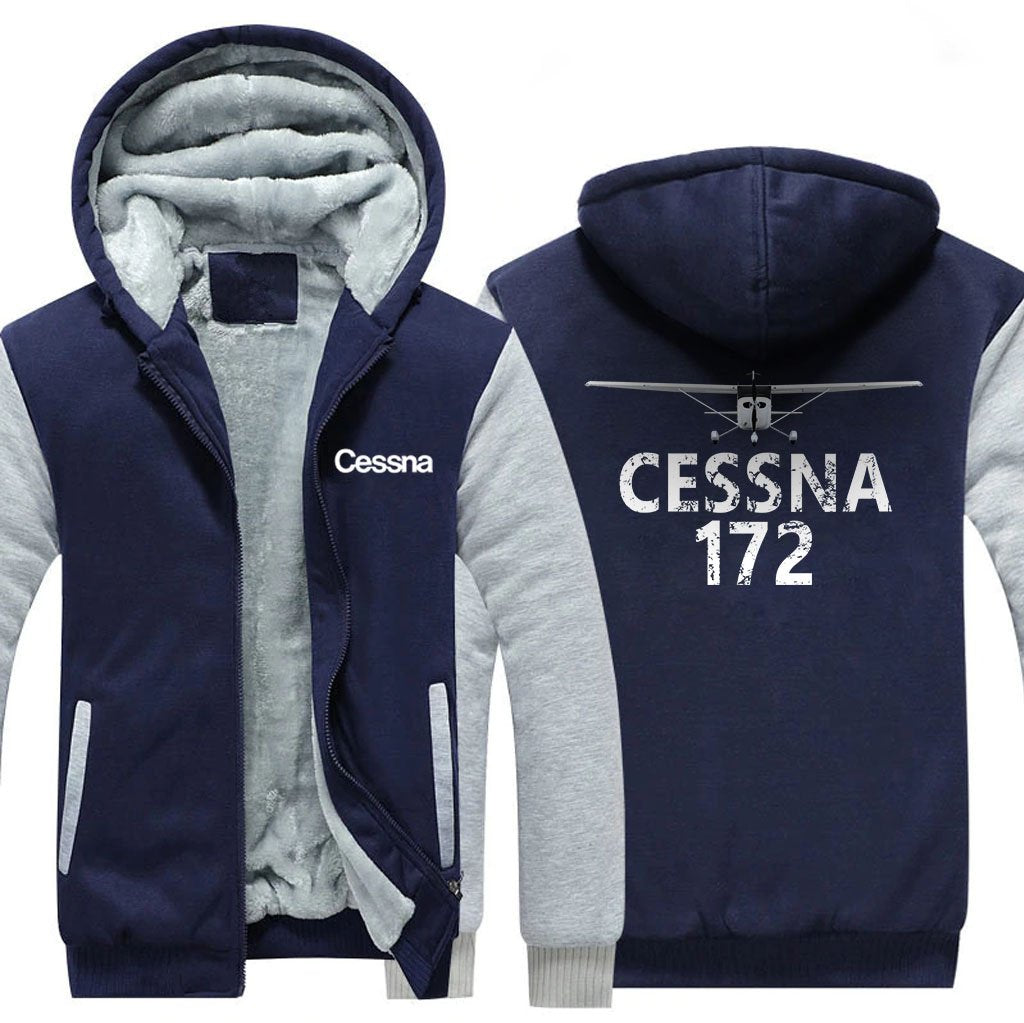 CESSNA 172 DESIGNED ZIPPER SWEATER THE AV8R