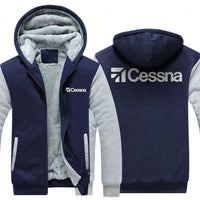 Thumbnail for CESSNA LOGO DESIGNED ZIPPER SWEATER THE AV8R