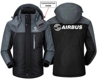 Thumbnail for CUSTOM NAME AIRBSUS LOGO WINTER COAT